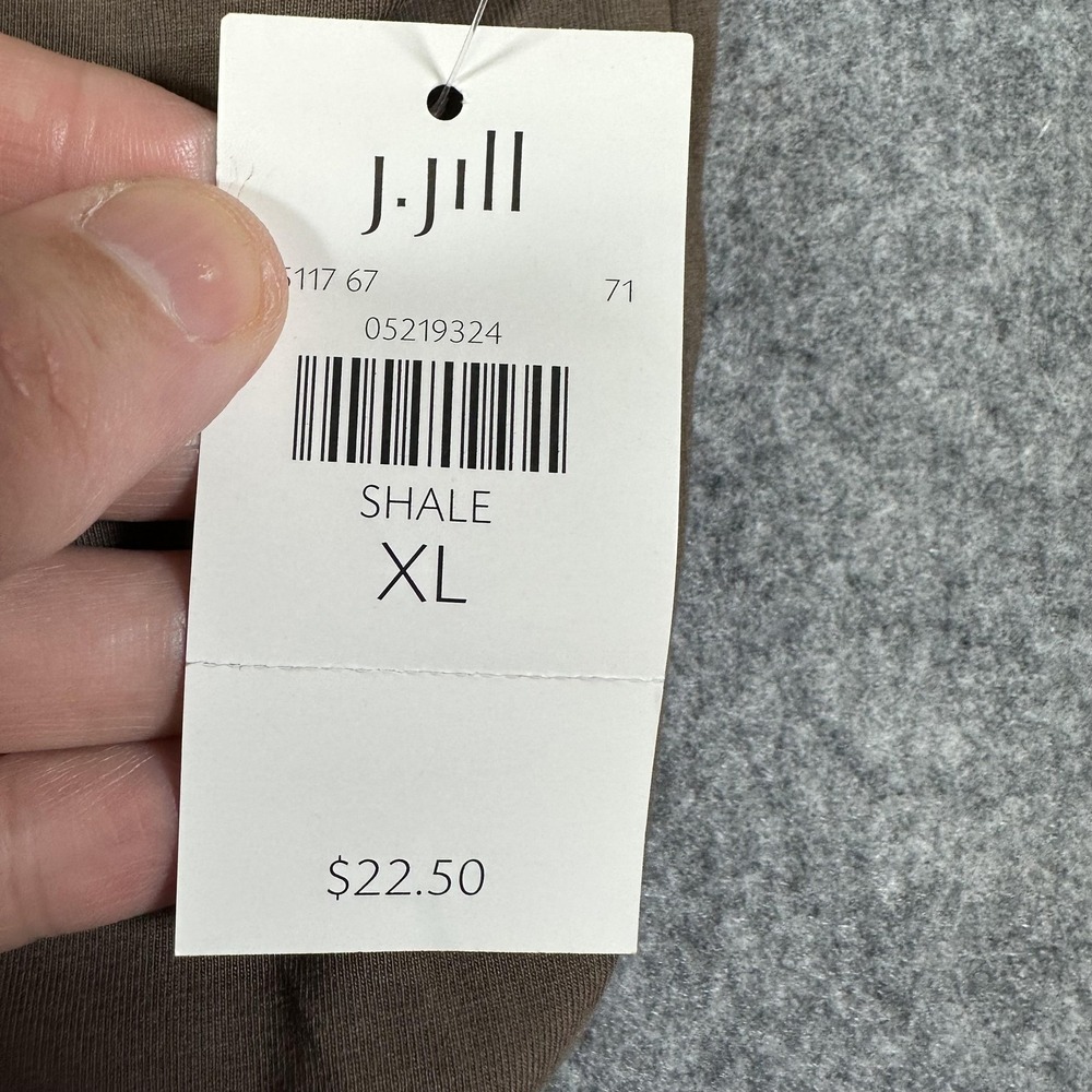 J. Jill Everyday Cami Womens XL Shale Brown Adjustable Strap Camisole Tank NWT - Picture 2 of 6